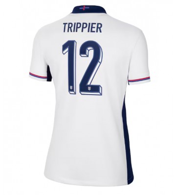 England Kieran Trippier #12 Replika Hjemmebanetrøje Dame EM 2024 Kortærmet